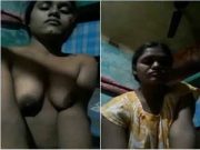 Desi Girl Shows Pussy And Play with Boobs