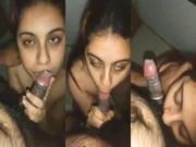 Horny Desi Girl Sucking Dick