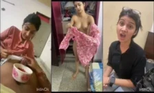 Sexy Desi Wife Blowjob and Shows nude Body