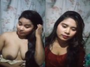 Desi Bangla Girl Shows her Boobs