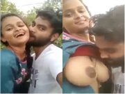 Desi Lover Romance and Boobs Sucking